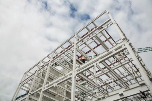 plateforme métallique industrielle